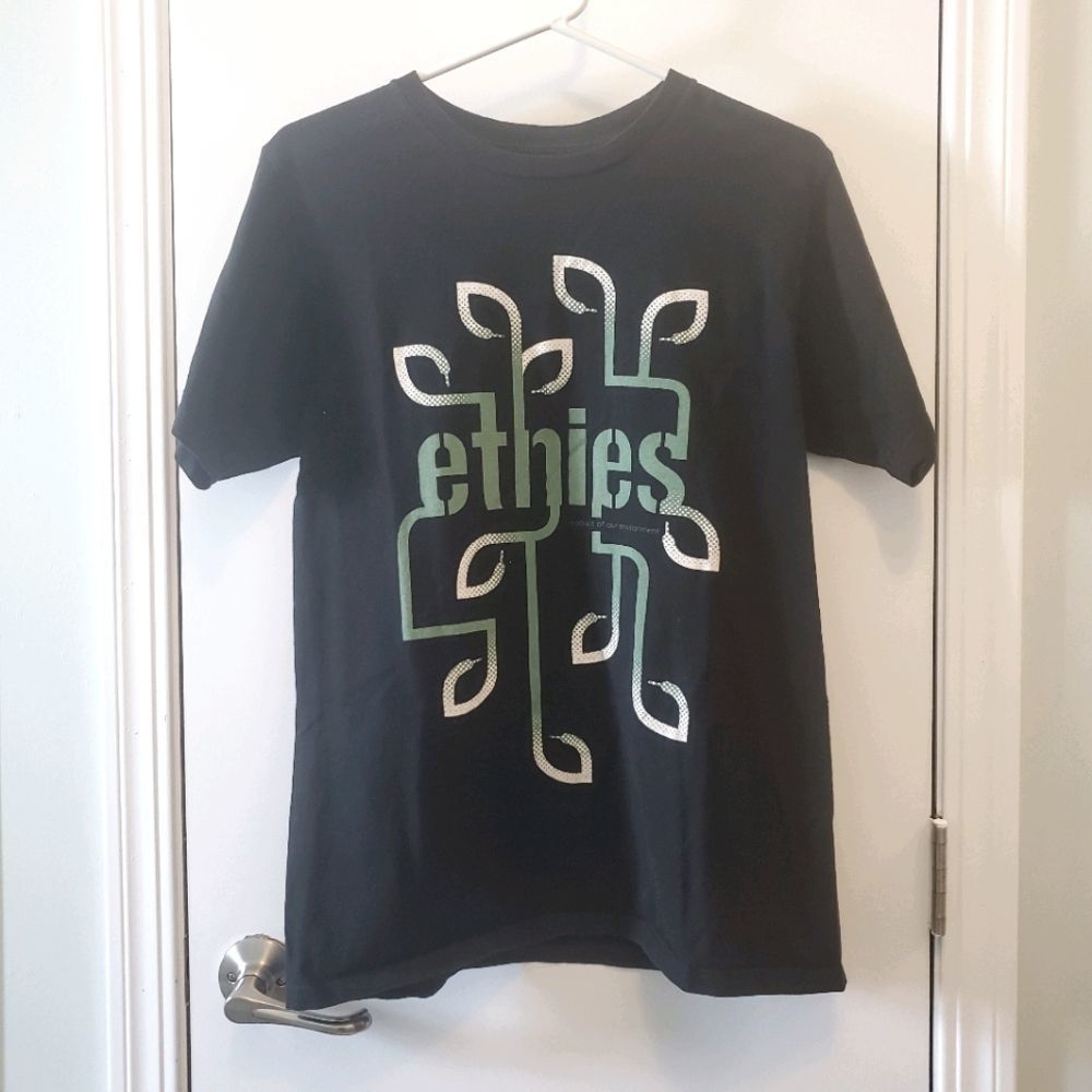 Etnies Black Tee Mens Medium